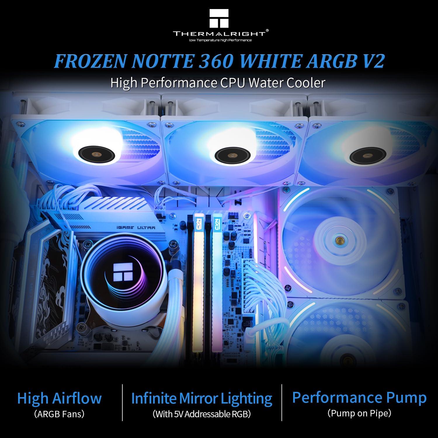 Thermalright Frozen Notte 360 White ARGB V2 – Detailed Specs ...